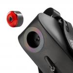 Geanta pentru bicicleta Rockbros AS-078-1, Lumina spate smart incarcabila USB-C, Waterproof, Montare sub sa, 0.8L, Negru 4 - lerato.ro