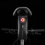 Geanta pentru bicicleta Rockbros AS-078-1, Lumina spate smart incarcabila USB-C, Waterproof, Montare sub sa, 0.8L, Negru 11 - lerato.ro