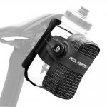 Geanta pentru bicicleta Rockbros P010, Suport pentru sticla de apa, Element reflectorizant, Montare sub sa, 0.2L, Negru 2 - lerato.ro