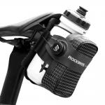 Geanta pentru bicicleta Rockbros P010, Suport pentru sticla de apa, Element reflectorizant, Montare sub sa, 0.2L, Negru 3 - lerato.ro
