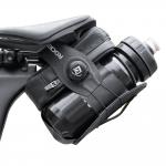Geanta pentru bicicleta Rockbros P010, Suport pentru sticla de apa, Element reflectorizant, Montare sub sa, 0.2L, Negru 5 - lerato.ro