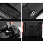 Geanta pentru bicicleta Rockbros P010, Suport pentru sticla de apa, Element reflectorizant, Montare sub sa, 0.2L, Negru 9 - lerato.ro