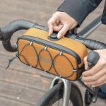 Geanta bicicleta Rockbros TL001 Road To Sky pentru ghidon, 1.9L, Waterproof, Portocaliu 15 - lerato.ro