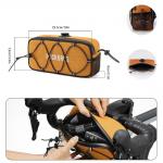 Geanta bicicleta Rockbros TL001 Road To Sky pentru ghidon, 1.9L, Waterproof, Portocaliu 4 - lerato.ro