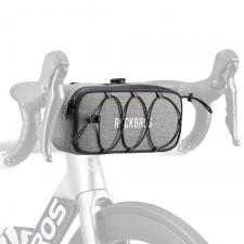 Suporturi telefon si depozitare accesorii, Geanta bicicleta Rockbros TL001 Road To Sky pentru ghidon, 1.9L, Waterproof, Gri, lerato.ro