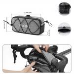 Geanta bicicleta Rockbros TL001 Road To Sky pentru ghidon, 1.9L, Waterproof, Gri 4 - lerato.ro