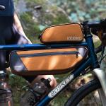 Geanta pentru bicicleta Rockbros TL004 Road To Sky, Waterproof, Montare pe cadru, 0.7L, Portocaliu 7 - lerato.ro