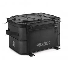 Accesorii Auto / Moto / Bicicleta, Geanta pentru bicicleta Rockbros A30 Road To Sky, Pliabila, Montare pe portbagaj, 15-30L, Negru, lerato.ro