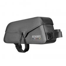 Accesorii Auto / Moto / Bicicleta, Geanta pentru bicicleta Rockbros AS-134 Road To Sky, Waterproof, Montare pe cadru, 0.6L, Negru, lerato.ro