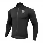 Jacheta cu maneca lunga pentru ciclism Rockbros TLWT001 Road To Sky, Slim fit, Respirabila, Interior termoizolat, Windproof, Marime L, Negru 2 - lerato.ro