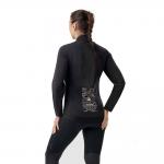 Jacheta cu maneca lunga pentru ciclism Rockbros TLWT001 Road To Sky, Slim fit, Respirabila, Interior termoizolat, Windproof, Marime L, Negru 5 - lerato.ro
