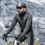 Jacheta cu maneca lunga pentru ciclism Rockbros TLWT001 Road To Sky, Slim fit, Respirabila, Interior termoizolat, Windproof, Marime L, Negru 7 - lerato.ro