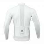 Jacheta cu maneca lunga pentru ciclism Rockbros TLWT001 Road To Sky, Slim fit, Respirabila, Interior termoizolat, Windproof, Marime L, Alb 3 - lerato.ro