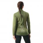 Jacheta cu maneca lunga pentru ciclism Rockbros TLWT001 Road To Sky, Slim fit, Respirabila, Interior termoizolat, Windproof, Marime M, Verde 6 - lerato.ro