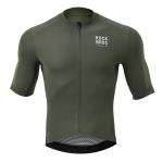 Tricou cu maneca scurta pentru ciclism Rockbros Road To Sky, Slim fit, Respirabil, Poliamida / Elastan, Marime M, Verde 3 - lerato.ro
