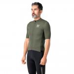 Tricou cu maneca scurta pentru ciclism Rockbros Road To Sky, Slim fit, Respirabil, Poliamida / Elastan, Marime L, Verde 8 - lerato.ro