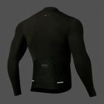 Tricou cu maneca lunga pentru ciclism Rockbros Road To Sky, Slim fit, Respirabila, Protectie UV, Marime S, Dark Green 4 - lerato.ro