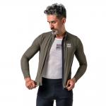 Tricou cu maneca lunga pentru ciclism Rockbros Road To Sky, Slim fit, Respirabila, Protectie UV, Marime M, Dark Green 6 - lerato.ro