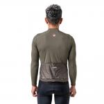 Tricou cu maneca lunga pentru ciclism Rockbros Road To Sky, Slim fit, Respirabila, Protectie UV, Marime M, Dark Green 7 - lerato.ro