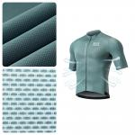 Tricou cu maneca scurta pentru ciclism Rockbros Road To Sky, Slim fit, Respirabil, Nailon / Elastan, Marime S, Grey Blue 6 - lerato.ro
