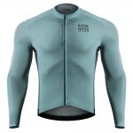 Tricou cu maneca lunga pentru ciclism Rockbros Road To Sky, Slim fit, Elemente reflectorizante, Material respirabil, Marime M, Albastru 2 - lerato.ro