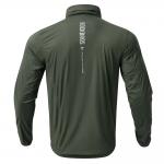 Jacheta cu maneca lunga pentru ciclism Rockbros TLWT002 Road To Sky, Slim fit, Respirabila, Windproof, Marime S, Verde 3 - lerato.ro