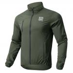 Jacheta cu maneca lunga pentru ciclism Rockbros TLWT002 Road To Sky, Slim fit, Respirabila, Windproof, Marime M, Verde 2 - lerato.ro