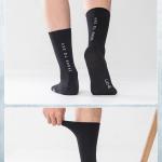 Sosete pentru ciclism Rockbros Road To Sky, Material respirabil, Manseta elastica, Marime 43-46, Negru 4 - lerato.ro