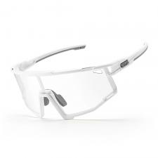 Accesorii Auto / Moto / Bicicleta, Ochelari de ciclism Rockbros SP258 Road to Sky, Lentile fotocromatice, Protectie UV, Alb, lerato.ro