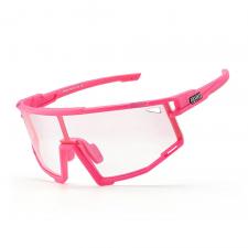 Accesorii Auto / Moto / Bicicleta, Ochelari de ciclism Rockbros SP258 Road to Sky, Lentile fotocromatice, Protectie UV, Roz, lerato.ro