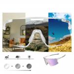 Ochelari de ciclism Rockbros SP338  Road to Sky, Lentile interschimbabile, Fotocromatica / Polarizanta / Pentru noapte, Protectie UV, Transparent 6 - lerato.ro