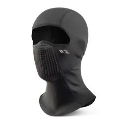 Cagula ciclism / alergare / drumetie Rockbros LF25699, Decupaje pentru ochelari, Negru