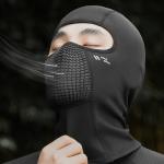 Cagula ciclism / alergare / drumetie Rockbros LF25699, Decupaje pentru ochelari, Negru 5 - lerato.ro