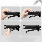 Mansoane antiderapante pentru bicicleta Rockbros GR0112, Strat exterior moale, Fixare stabila, 22 mm, Negru 8 - lerato.ro