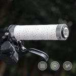Mansoane antiderapante pentru bicicleta Rockbros GR0112, Strat exterior moale, Fixare stabila, 22 mm, Alb 4 - lerato.ro
