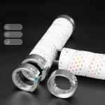 Mansoane antiderapante pentru bicicleta Rockbros GR0112, Strat exterior moale, Fixare stabila, 22 mm, Alb 5 - lerato.ro