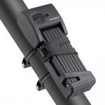 Antifurt bicicleta Rockbros 32210826001, Cu Amprenta, Aplicatie Bluetooth, Lungime90cm, Design pliabil, Otel, Negru 3 - lerato.ro