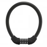 Antifurt bicicleta Rockbros RKS870-BK, Cu Cifru, Lungime 85cm, Cablu din otel, Negru 2 - lerato.ro