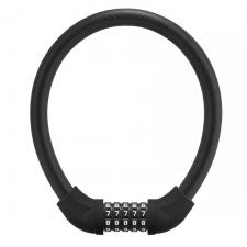 Accesorii Auto / Moto / Bicicleta, Antifurt bicicleta Rockbros RKS870-BK, Cu Cifru, Lungime 85cm, Cablu din otel, Negru, lerato.ro
