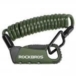 Antifurt bicicleta Rockbros RBK6N, Cu Cifru, Lungime 120cm, Cablu din otel, Verde 2 - lerato.ro