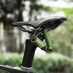 Antifurt bicicleta Rockbros RBK6N, Cu Cifru, Lungime 120cm, Cablu din otel, Verde 4 - lerato.ro