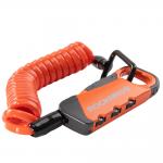 Antifurt bicicleta Rockbros RBK6N, Cu Cifru, Lungime 120cm, Cablu din otel, Portocaliu 3 - lerato.ro