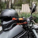 Antifurt bicicleta Rockbros RBK6N, Cu Cifru, Lungime 120cm, Cablu din otel, Portocaliu 4 - lerato.ro