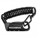 Antifurt bicicleta Rockbros RBK6N, Cu Cifru, Lungime 120cm, Cablu din otel, Negru 2 - lerato.ro