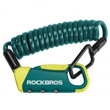 Accesorii Auto / Moto / Bicicleta, Antifurt bicicleta Rockbros RBK6N, Cu Cifru, Lungime 120cm, Cablu din otel, Turquoise, lerato.ro
