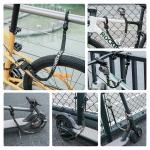 Antifurt bicicleta / trotineta Rockbros 85922, Cu Cheie, Lungime 59.5cm, Lant din otel, Negru 4 - lerato.ro
