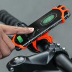 Suport universal bicicleta Rockbros LF436, Rotire 360 grade, Fixare stabila, Portocaliu 5 - lerato.ro