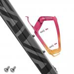 Suport bicicleta pentru bidon apa Rockbros RKL02, 147 × 70 × 82 mm, Red / Gold 5 - lerato.ro