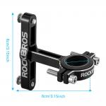 Adaptorul pentru suport de bidon apa Rockbros KS-416, Permite montarea in diferite pozitii, Constructie din aluminiu, Negru 3 - lerato.ro