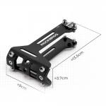 Adaptorul pentru suport de bidon apa Rockbros31210003001, Montare sub sa, Constructie din aluminiu, Negru 4 - lerato.ro